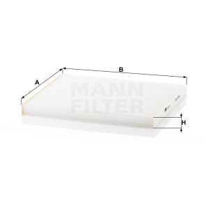Фильтр салона MANN-FILTER CU 26 017